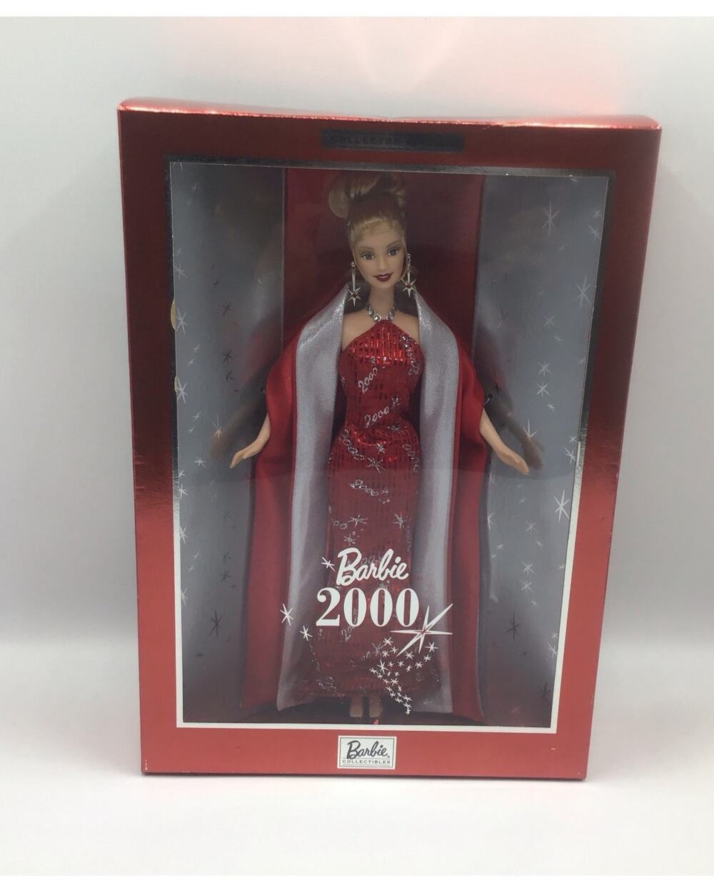Vintage Barbie 2000 Doll Millennium Celebration Red Gown Mattel 27409 NIB
